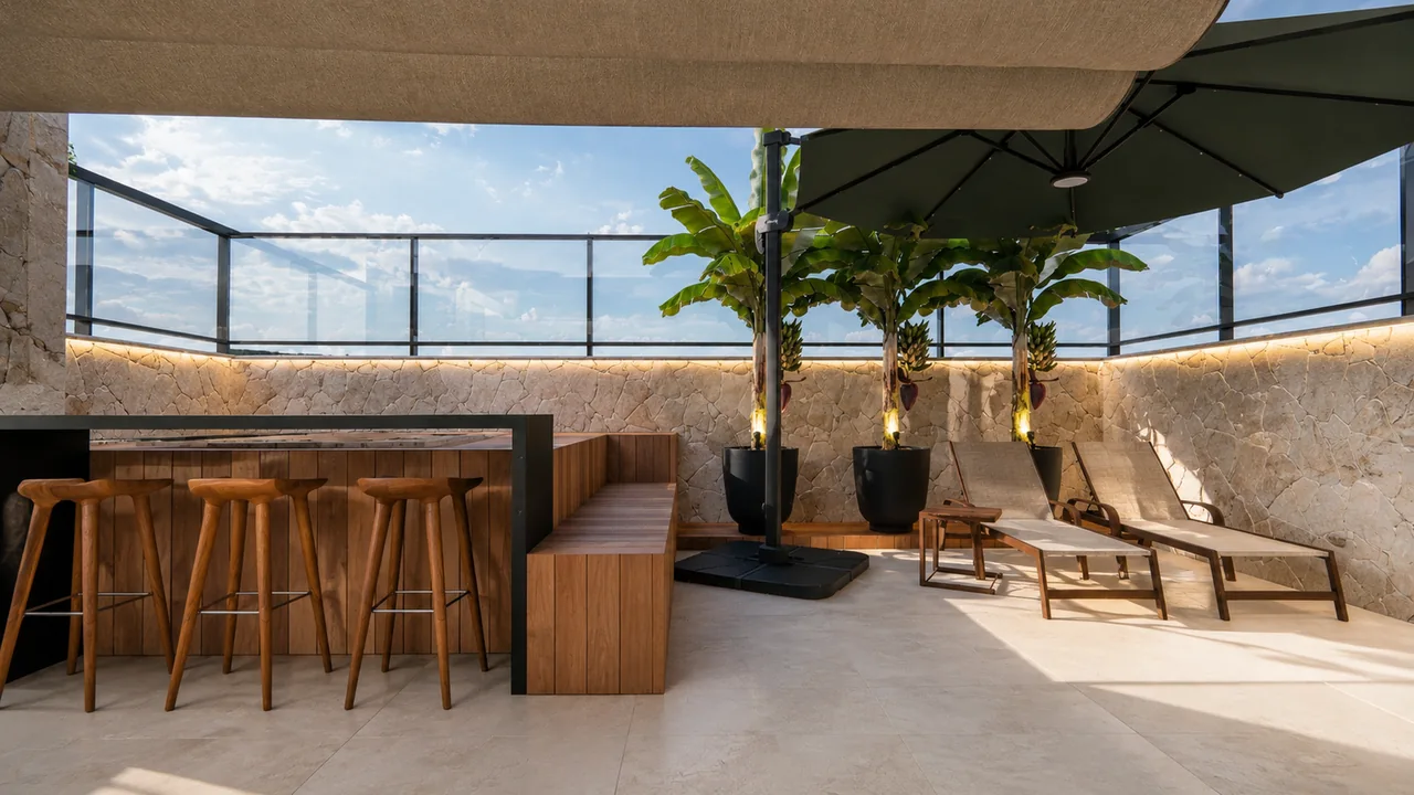 Projeto Cortizo — vista 2 dos ambientes e detalhes