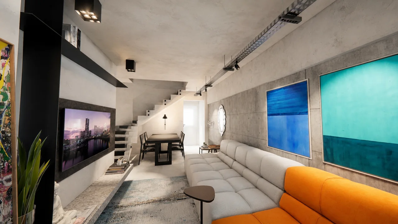 Projeto Cortizo — vista 4 dos ambientes e detalhes