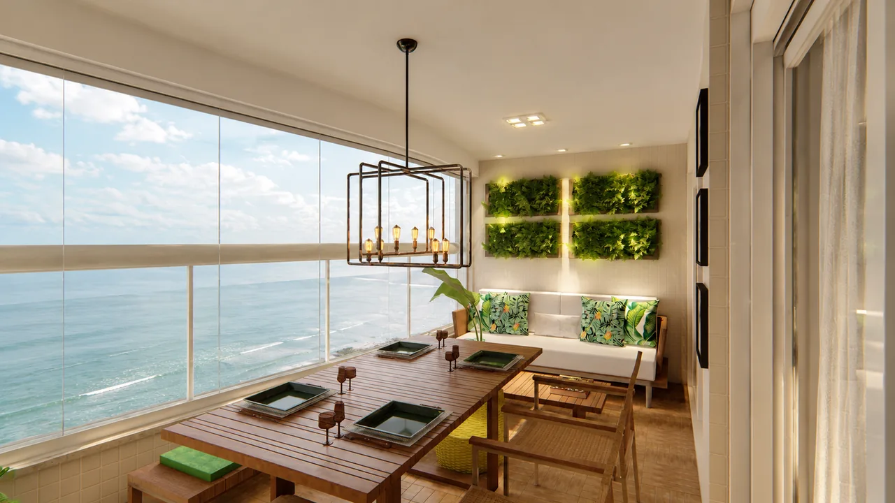 Projeto Varanda Gourmet — vista 4 dos ambientes e detalhes
